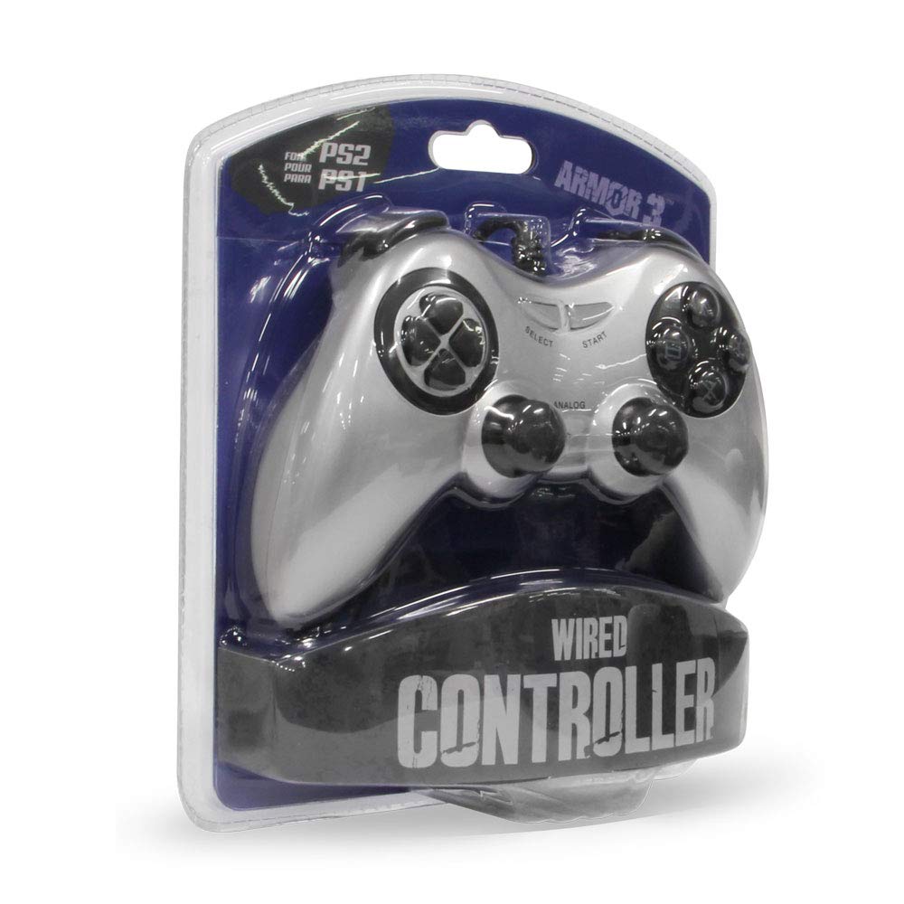 Armor3 Wired Game Controller for PS2 (Silver)