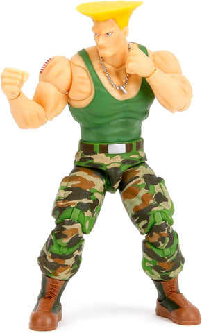 Jada Toys Street Fighter II Guile Action Figure 1:12 Scale, 6"